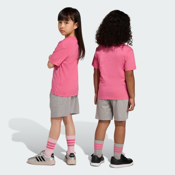 Pink Essentials Tee Set Kids