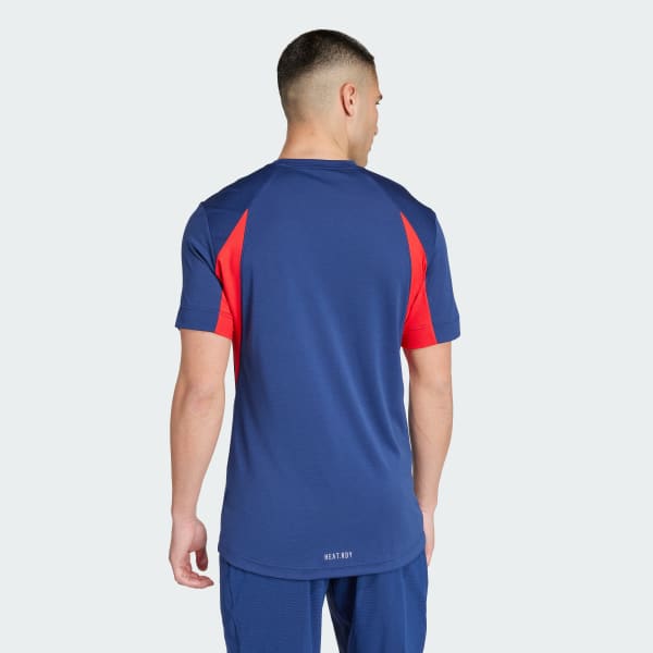 Azul Polera de Tenis Freelift
