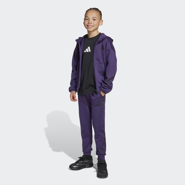 シェイド adidas Z.N.E. Full-Zip Hooded Track Jacket - Purple | Free