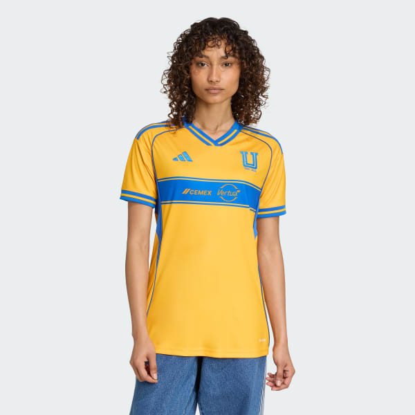 Amarillo Jersey Local Mujer Tigres UANL 25/26