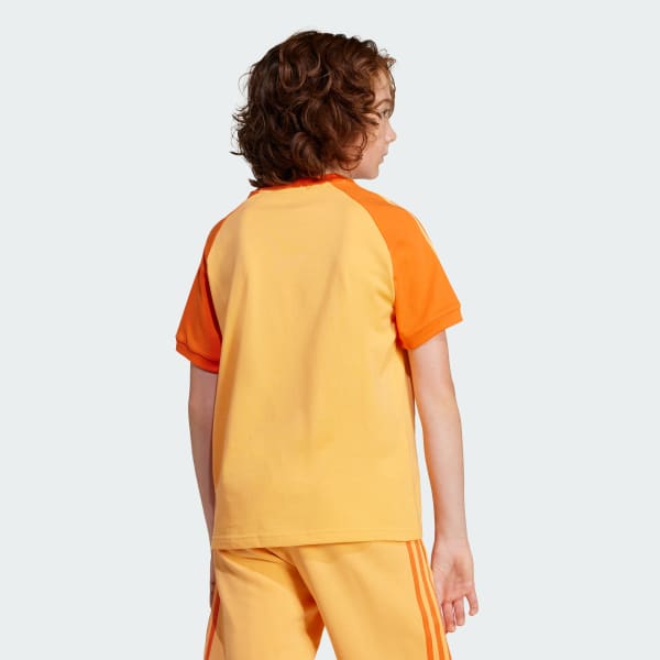 Orange Adicolor 3-Stripes Tee Kids