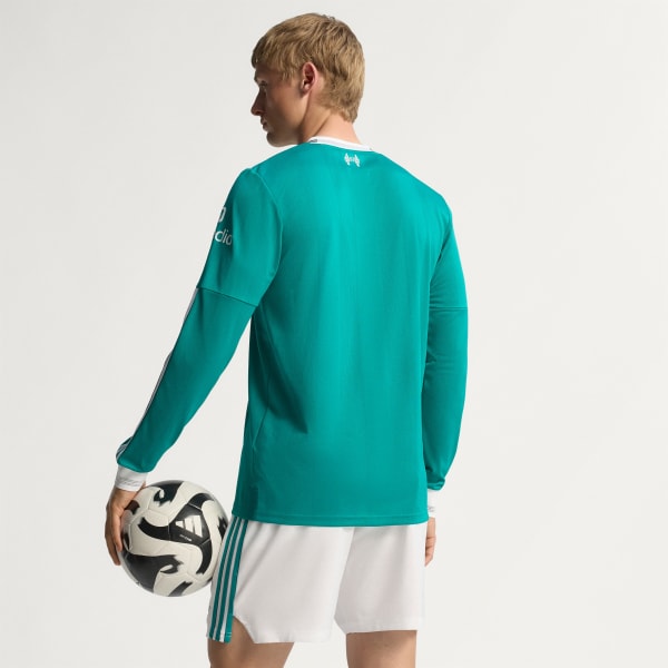 Gron Liverpool FC 25/26 Long Sleeve Authentic Tredjetrøje