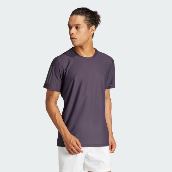 Grey Own the Run Tee
