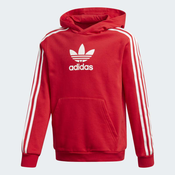 red and white adidas hoodie