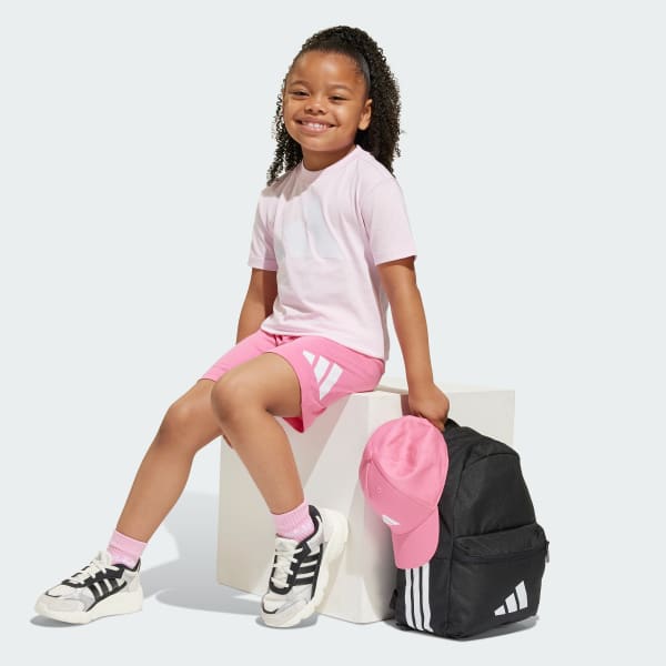Rosado Conjunto Polo y Short Essentials (Niños)