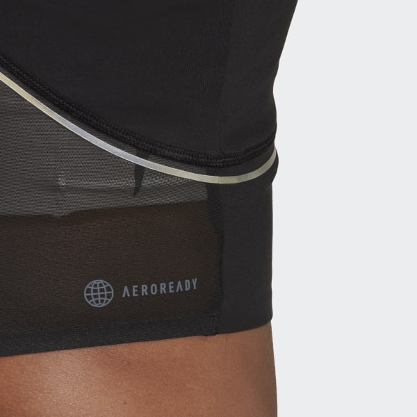 Schwarz HIIT 45 Seconds Crop Tanktop LBS81