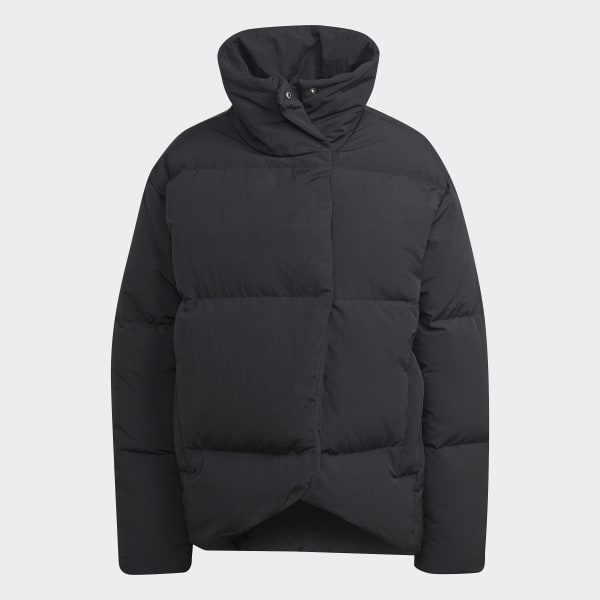 Black Big Baffle Down Jacket