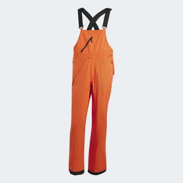 Pomarańczowy Resort Two-Layer Insulated Bib Pants