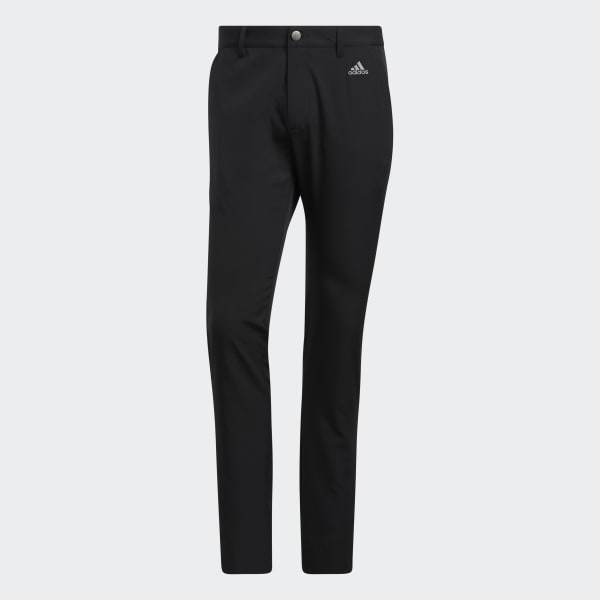 Black Recycled Content Tapered Golf Pants