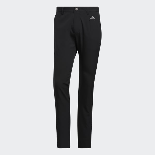 Black Recycled Content Tapered Golf Tracksuit Bottoms