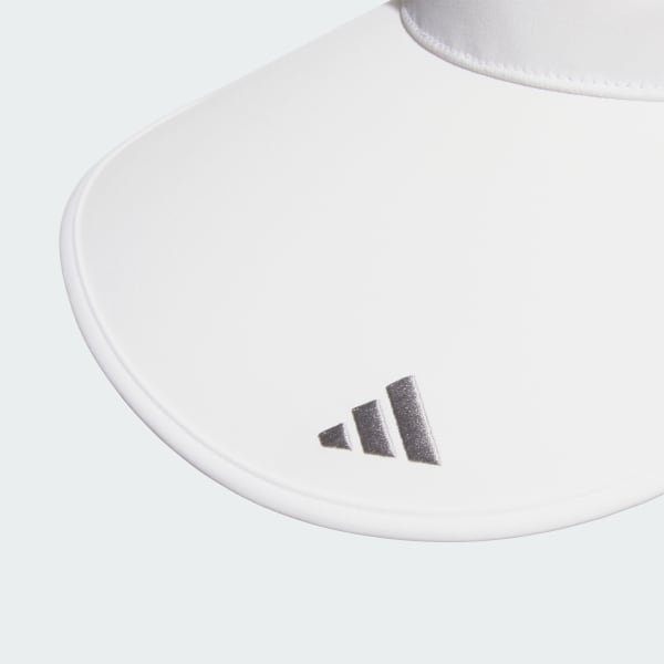 ホワイト 【ゴルフ】ワイドブリムバイザー