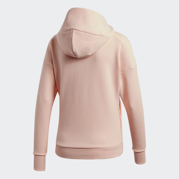 adidas haze coral hoodie