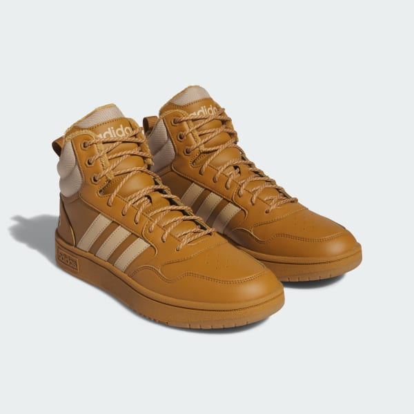 Gelb Hoops 3.0 Mid Lifestyle Basketball Classic Fur Lining Winterized Schuh