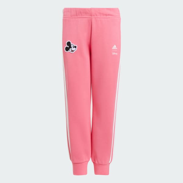 GIRL X DISNEY Pink Mid Rise Printed Sweatpants