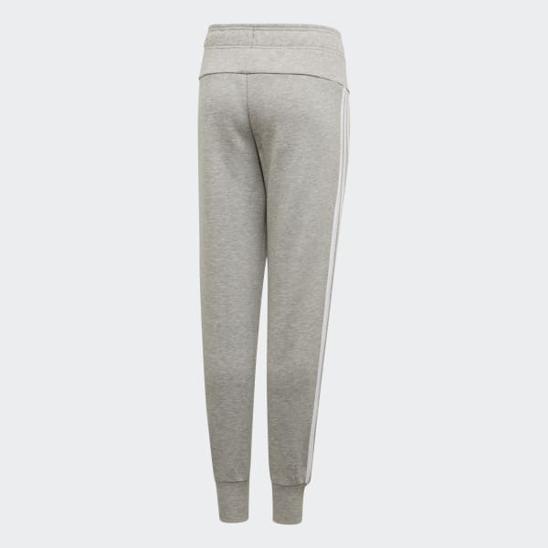 black tracksuit bottoms with white stripe