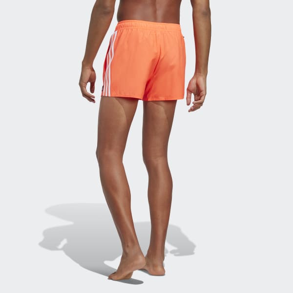 adidas 3-Stripes CLX Very-Short-Length Swim Shorts - Black