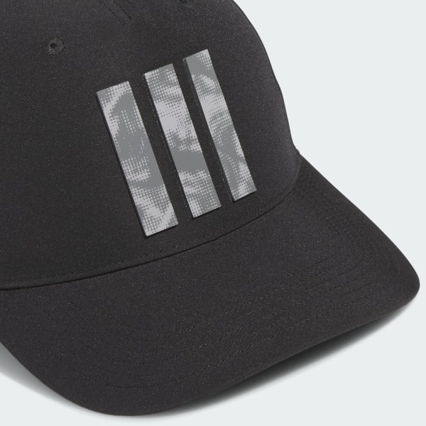 Black Tour 3-Stripes Print Hat