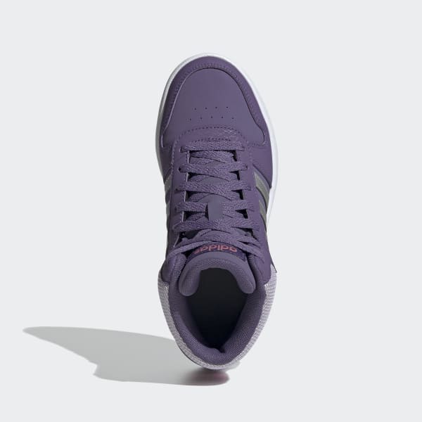hoops 2.0 mid shoes purple