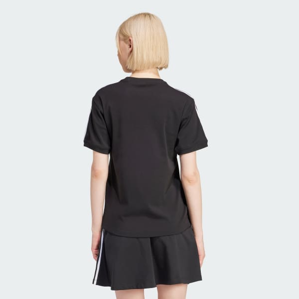 Zwart 3-Stripes T-shirt