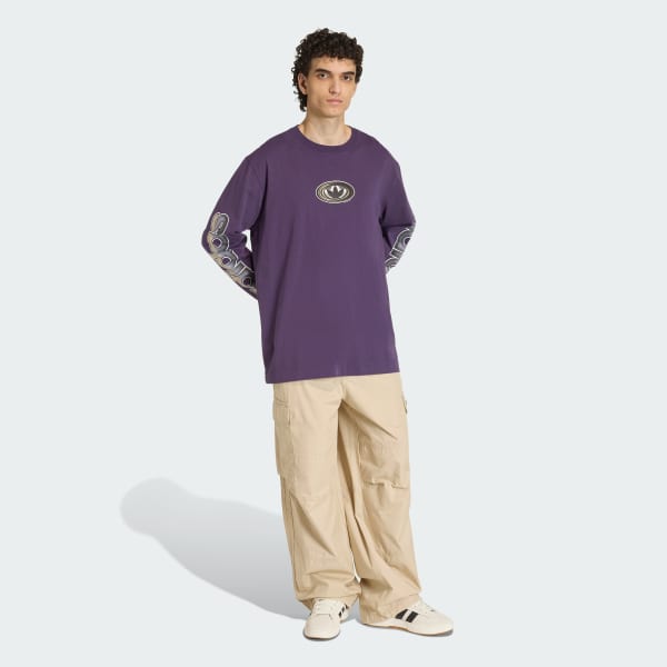 Purple 90s ALTERNATIVE SPORT ARCHIVE GRAPHIC LONG SLEEVE TEE