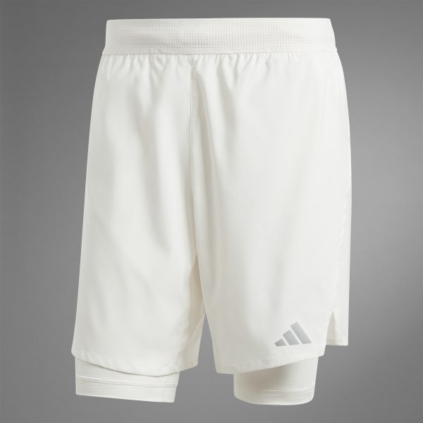 Adidas questar 2in1 store mens running shorts