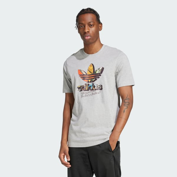 สีเทา เสื้อยืด adidas Originals