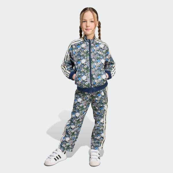 modrá Sportovní souprava adidas Originals x Liberty London Firebird Kids