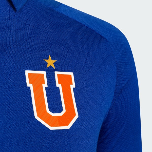 Azul Polera Con Cuello Club Universidad De Chile