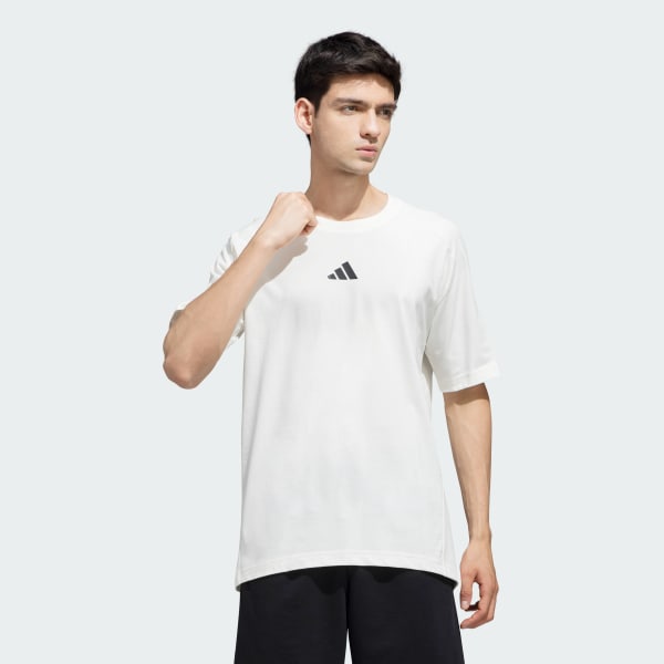 White adidas Sportswear Raglan Tee