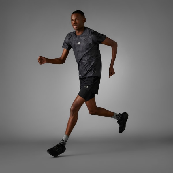 Gris Playera Ultimateadidas Estampada