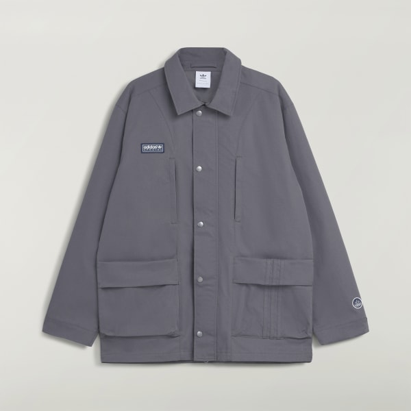 adidas MERKLAND SPZL JACKET - Grey | Free Shipping with adiClub