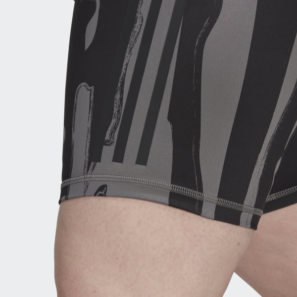 Grey Thebe Magugu Biker Shorts (Plus Size) OO132