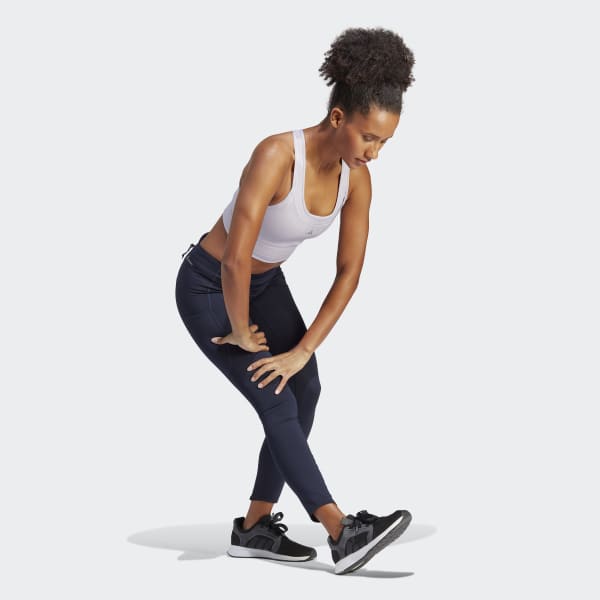 Fioletowy Medium-Support Running Pocket Bra