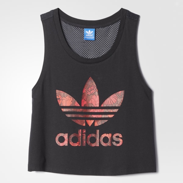 adidas loose crop tank top