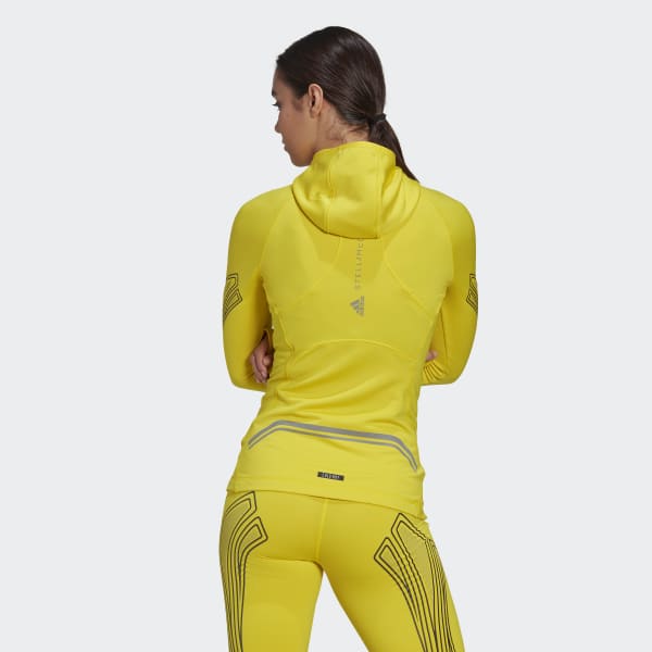 Yellow adidas by Stella McCartney TruePace Running Long Sleeve COLD.RDY Track Jacket VT258