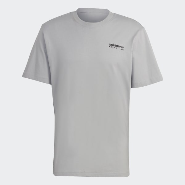 grijs adidas Adventure Mountain Back T-shirt QD373
