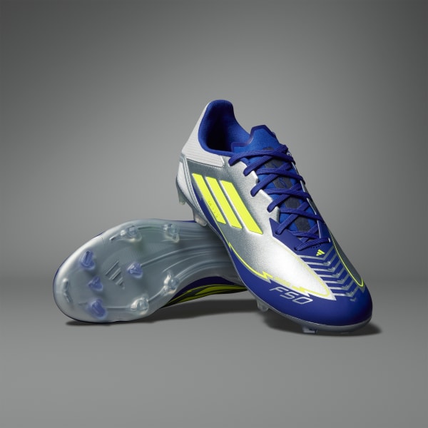 Plateado Botines F50 League Messi Firme/Multi-Terreno