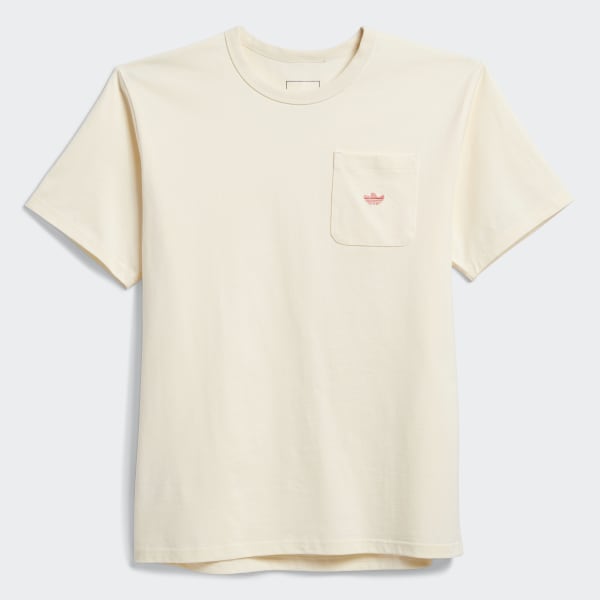 White Heavyweight Shmoofoil Pocket T-Shirt (Gender Neutral) WI017