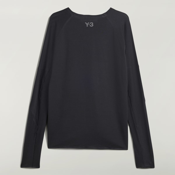 Y-3｜12AW Nomad Wing L/S Tee（Black・L） adidas Y-3 Running Long Sleeve Tee - Black | Free Shipping with