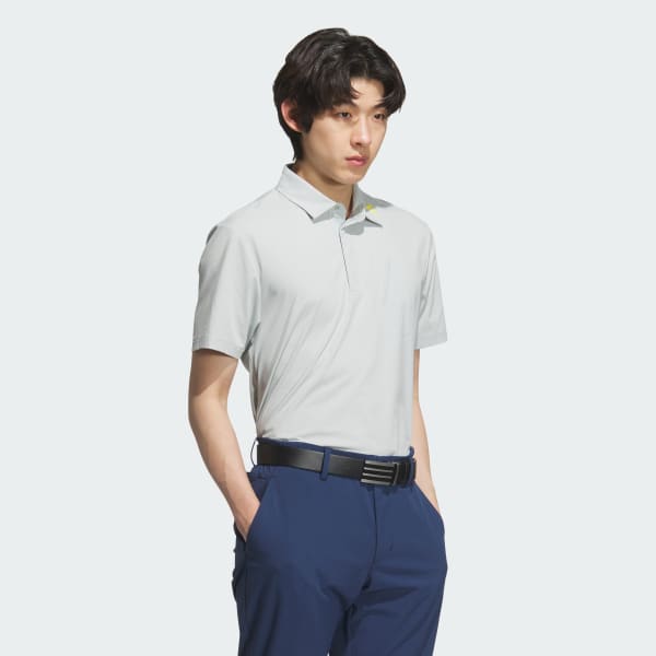 Grey 트위스트니트 반팔 포켓 폴로 셔츠