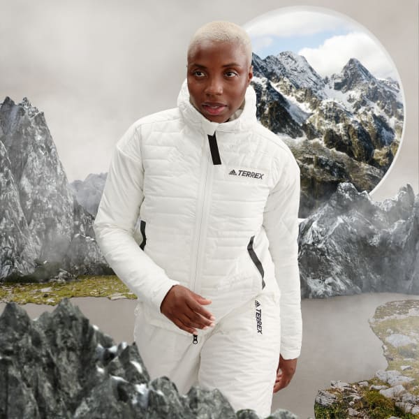 biela Bunda Terrex MYSHELTER PrimaLoft Hooded Padded