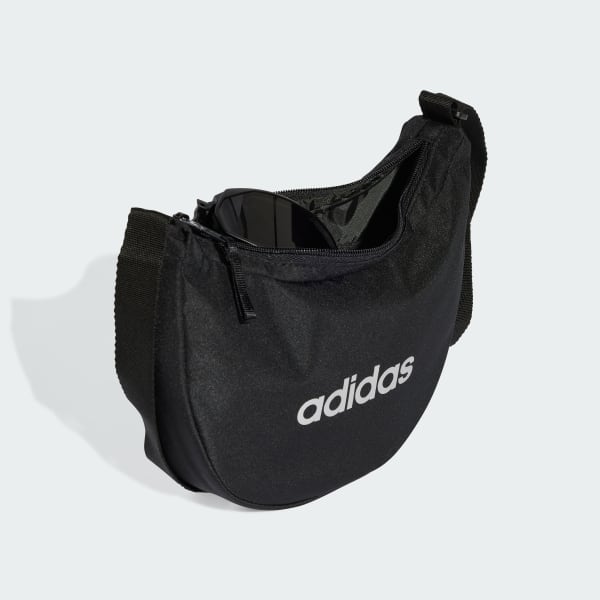Black Linear Essentials Festival Bag