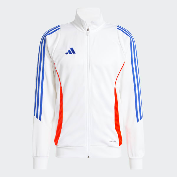 adidas Tiro 24 Training Jacket - White | Free Shipping with