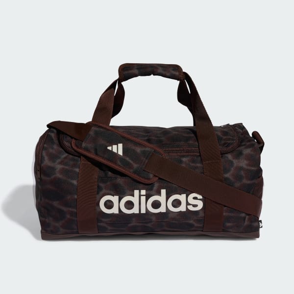 Brown adidas LINEAR GRAPHIC DUFFEL