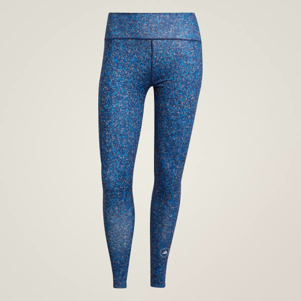 Blue adidas by Stella McCartney TruePurpose Optime Printed Training Leggings