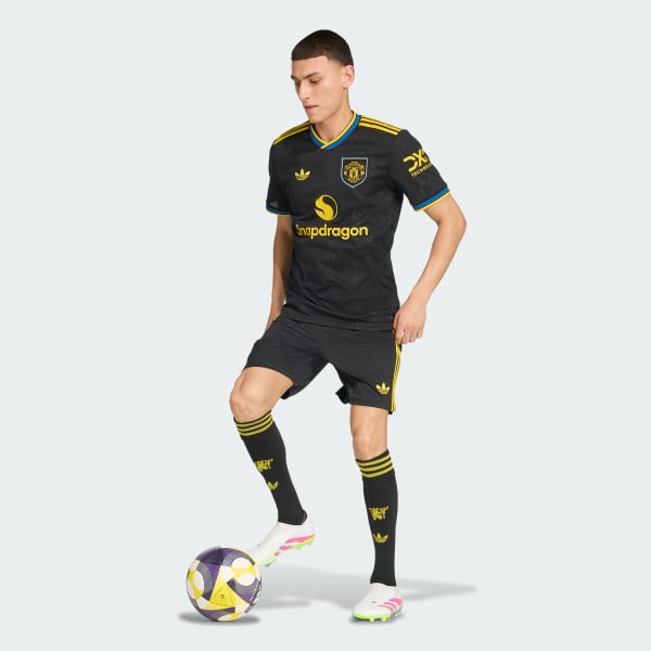 Noir Short Third Manchester United 25/26