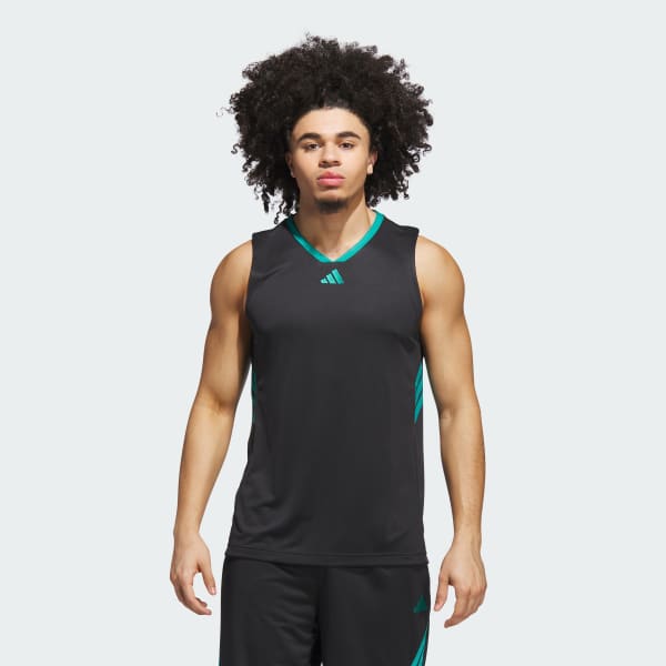 Black adidas Basketball Legends Tank Top