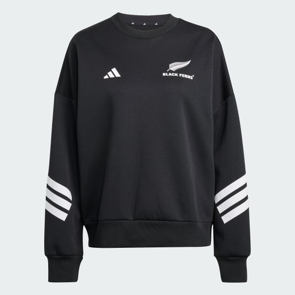 adidas Black Ferns 3-Stripes Sweatshirt - Black | Free