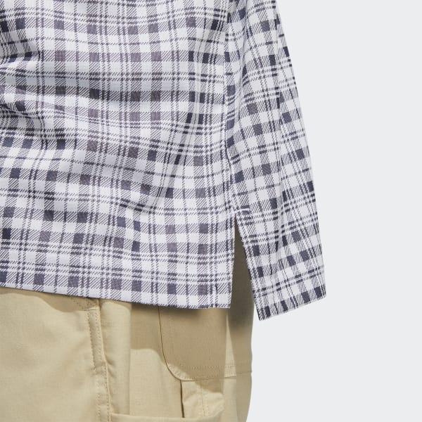 Wit Adicross Plaid Poloshirt DVQ91