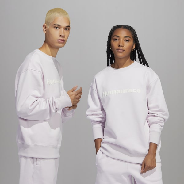 Pink Pharrell Williams Basics Crew Sweatshirt (Gender Neutral)